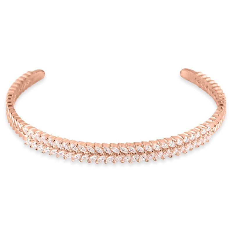 Bangle Romantic Shine Bijoux Rosa e Cristalli - Bracciali Donna | Stroili