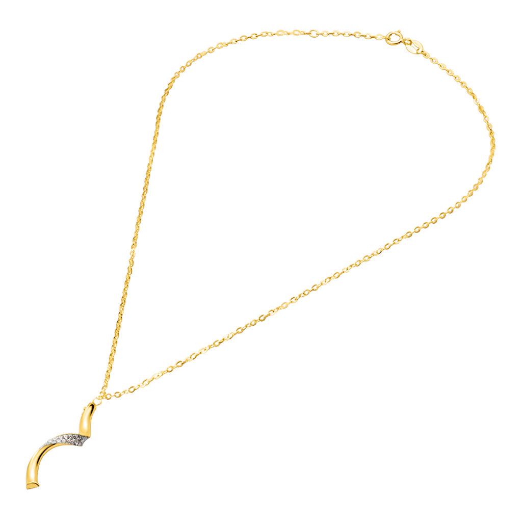 Collana Crystal Gold Oro Giallo Cristallo - Collane Donna | Stroili