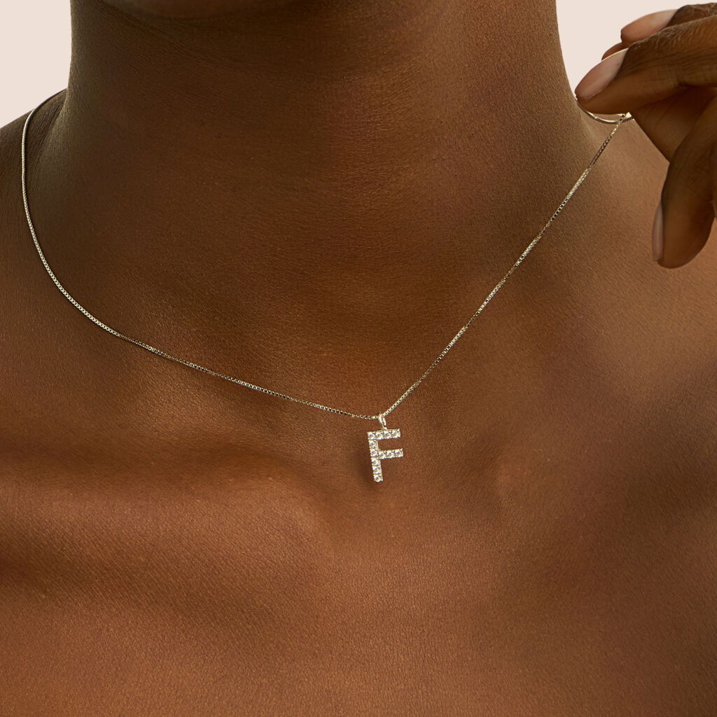 Collana Silver Moments Argento Rodiato Cubic Zirconia