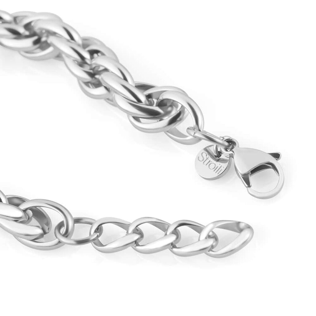 Bracciale Catena Lady Code Acciaio - Bracciali Intrecciati Donna | Stroili
