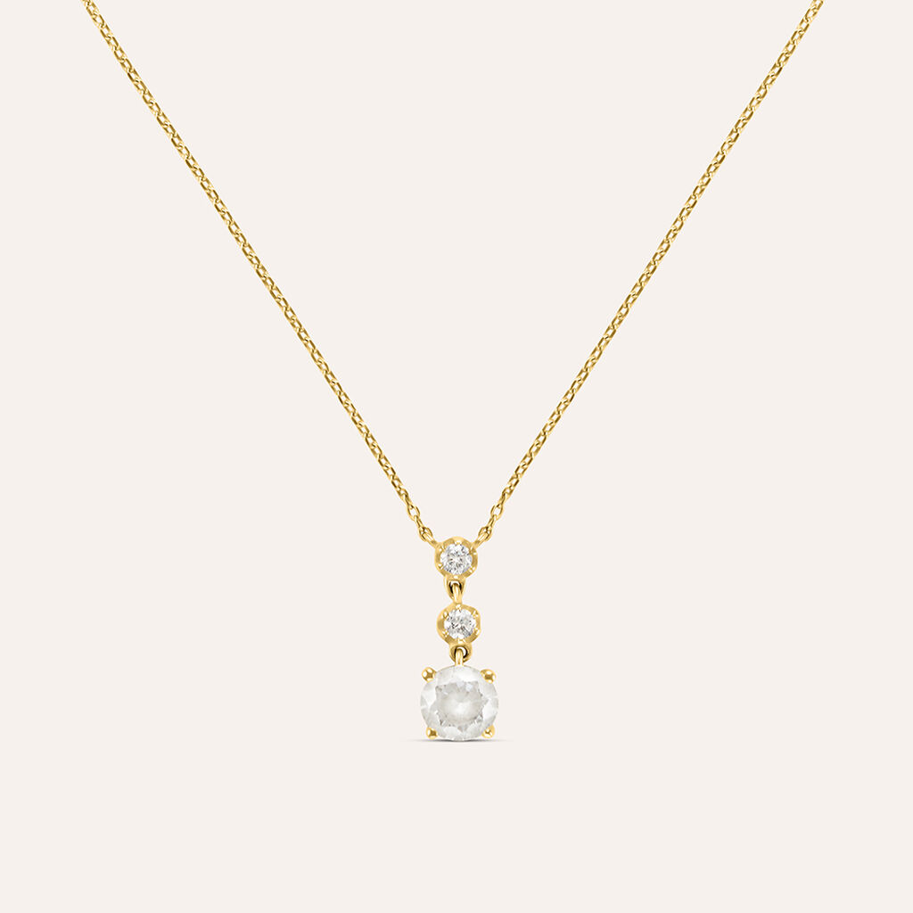 Collana Claire Oro Giallo Cubic Zirconia