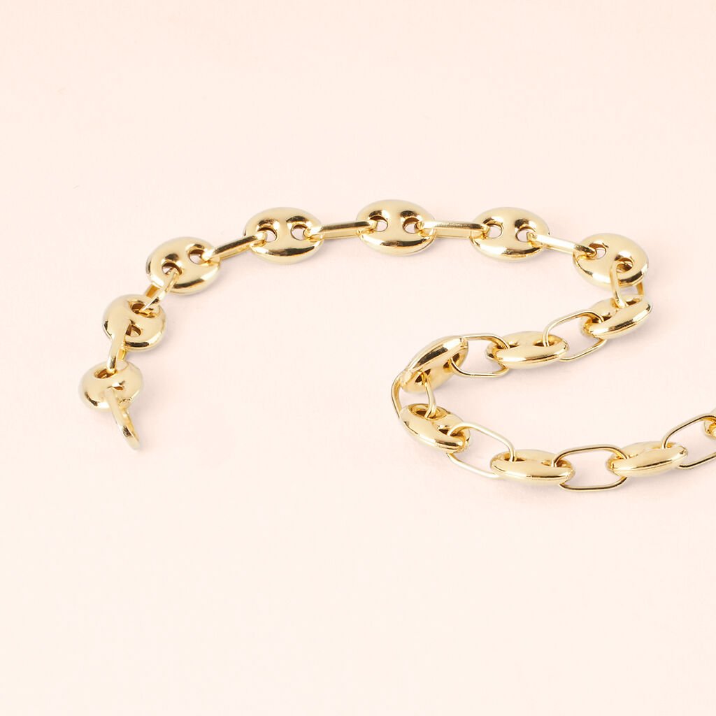 Bracciale Catena Colette Oro Giallo - Bracciali Unisex | Stroili