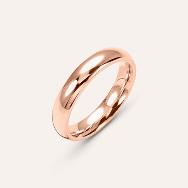 Fede Comoda 4 mm Oro Rosa