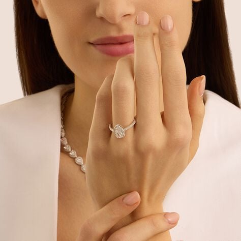 Anello Solitario Silver Elegance Argento Rodiato Cubic Zirconia - Anelli con Pietre Donna | Stroili