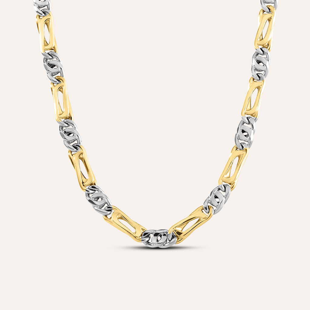 Catena L'homme Or Oro Bicolore