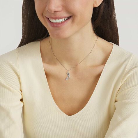 Charm in argento rodiato e glitter - Charms Donna | Stroili