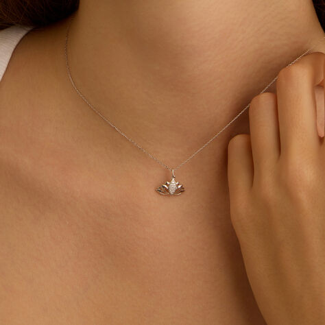 Collana Claire Oro Bianco Cubic Zirconia - Collane Donna | Stroili