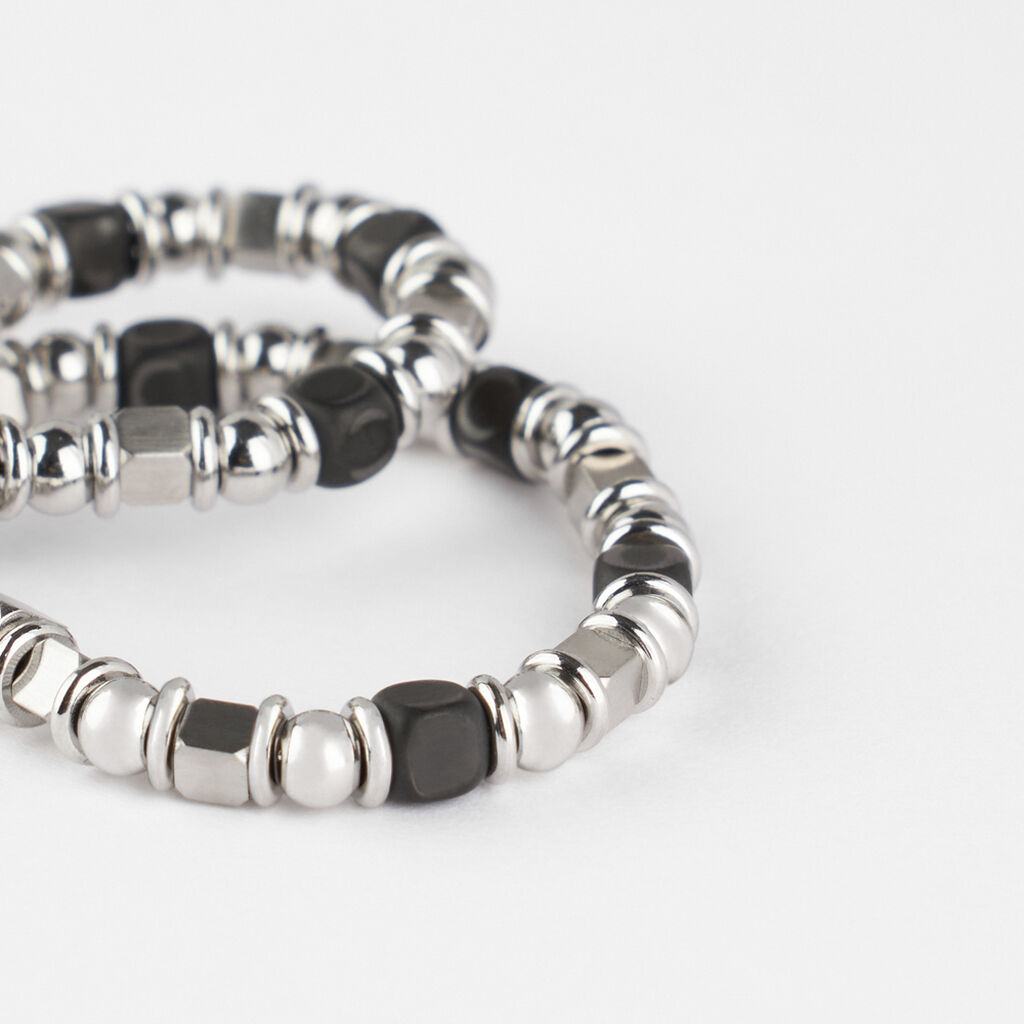 Bracciale Curativo In Ematite Con Citrino E Avventurina - Tripla Protezione Con Collana Ossidiana
