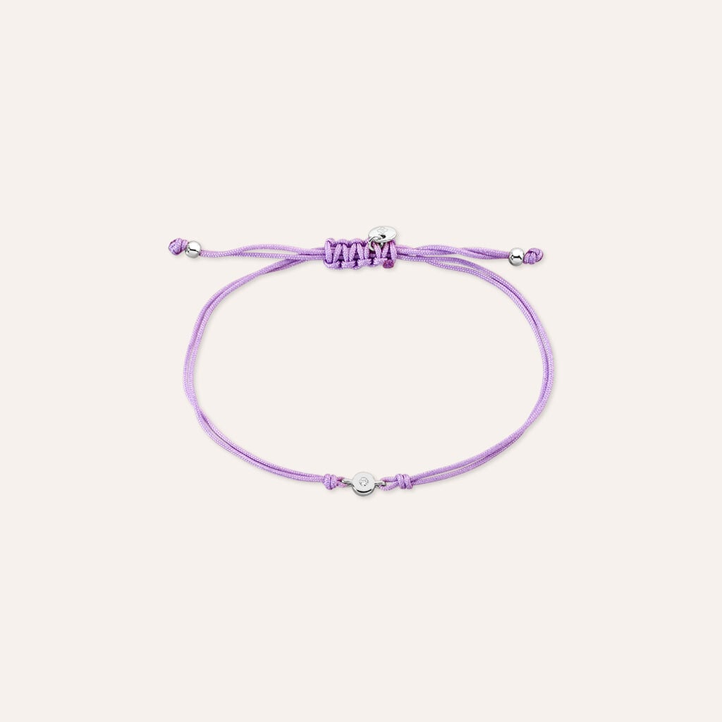 Bracciale Punto Luce Silver Diamonds Argento Rodiato Diamante Lab-Grown