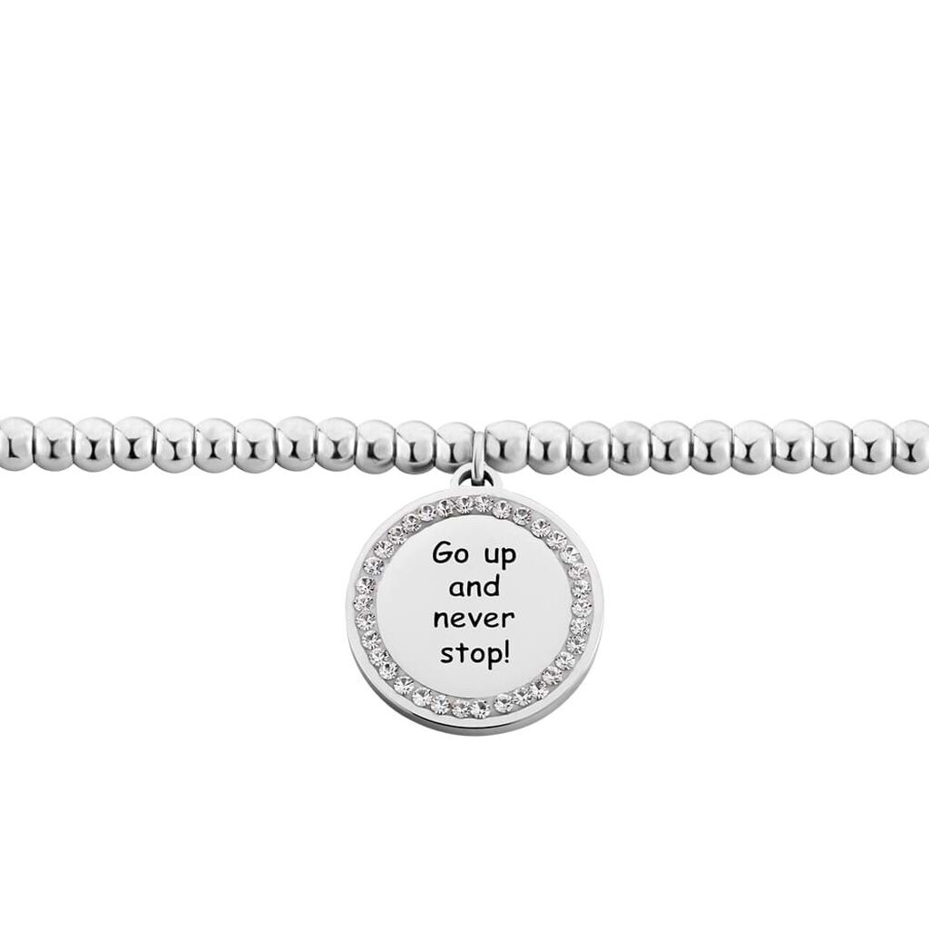 Bracciale Lady Message Acciaio Cristallo - Bracciali Donna | Stroili