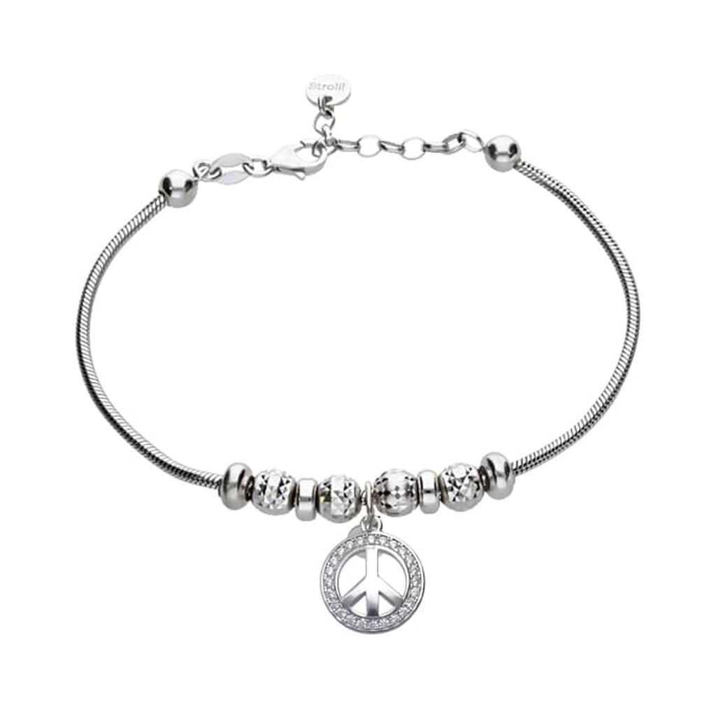 Pendente Love Beats Argento Rodiato Cubic Zirconia - Ciondoli Donna | Stroili