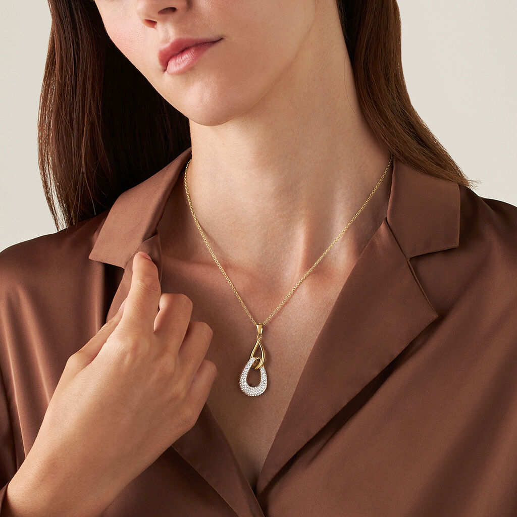 Collana Lady Phantasya Acciaio Rosa Cristallo - Collane Donna | Stroili