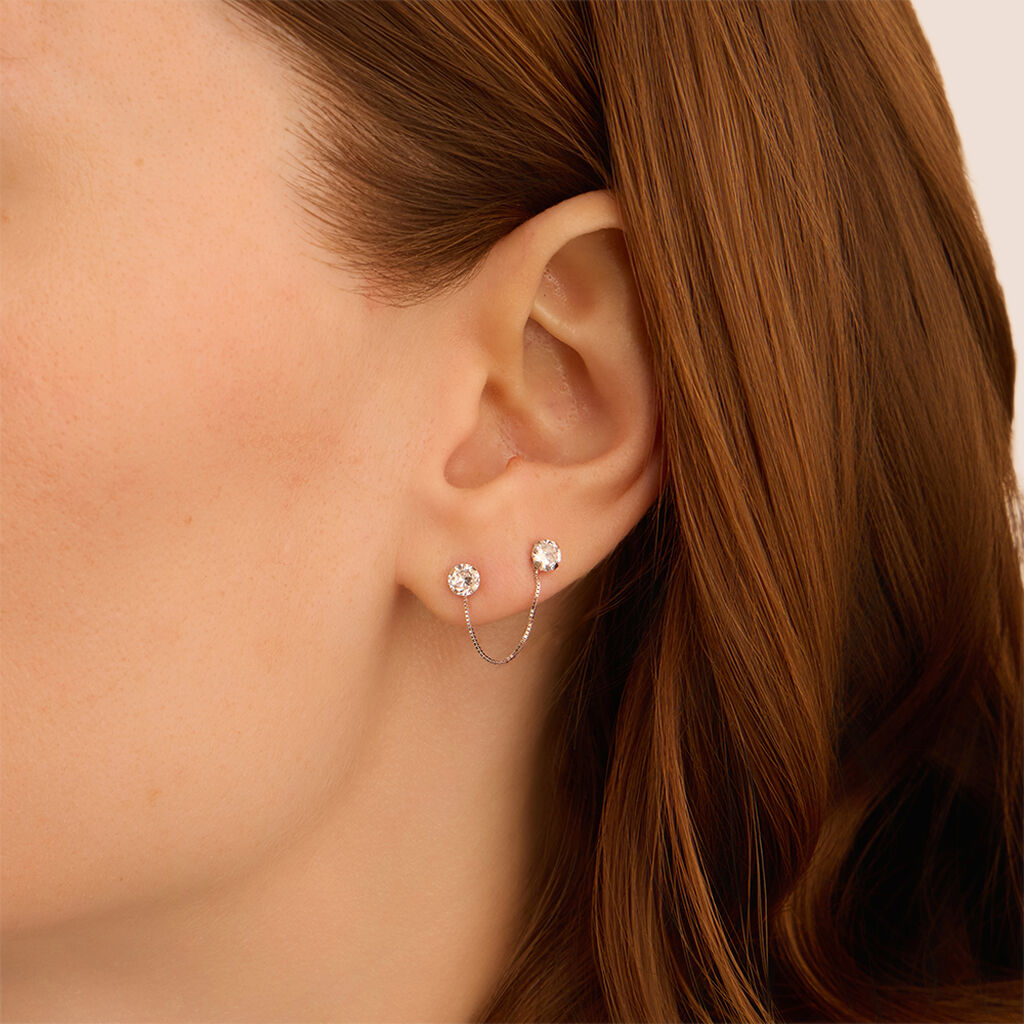 Catenina Veneziana per Piercing Bon Ton Oro Bianco 2.5cm