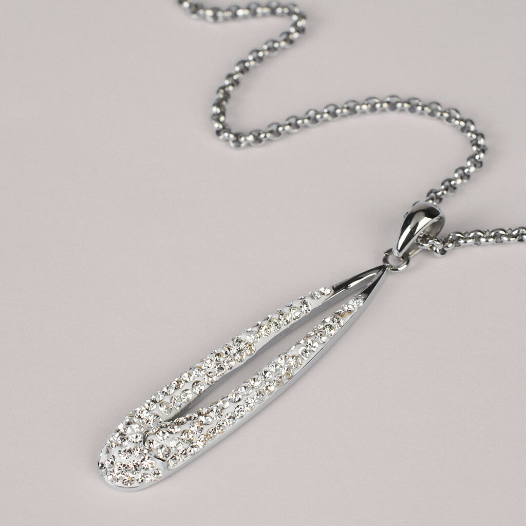 Collana Lady Phantasya Acciaio Cristallo - Collane Donna | Stroili