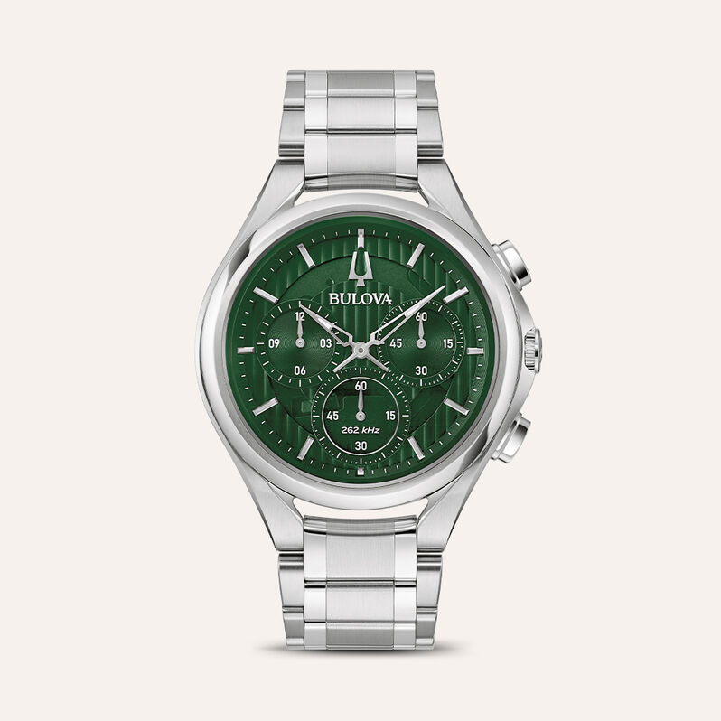 Orologio Al Quarzo Bulova Curv 96a297 - Orologi Cronografo Uomo | Stroili