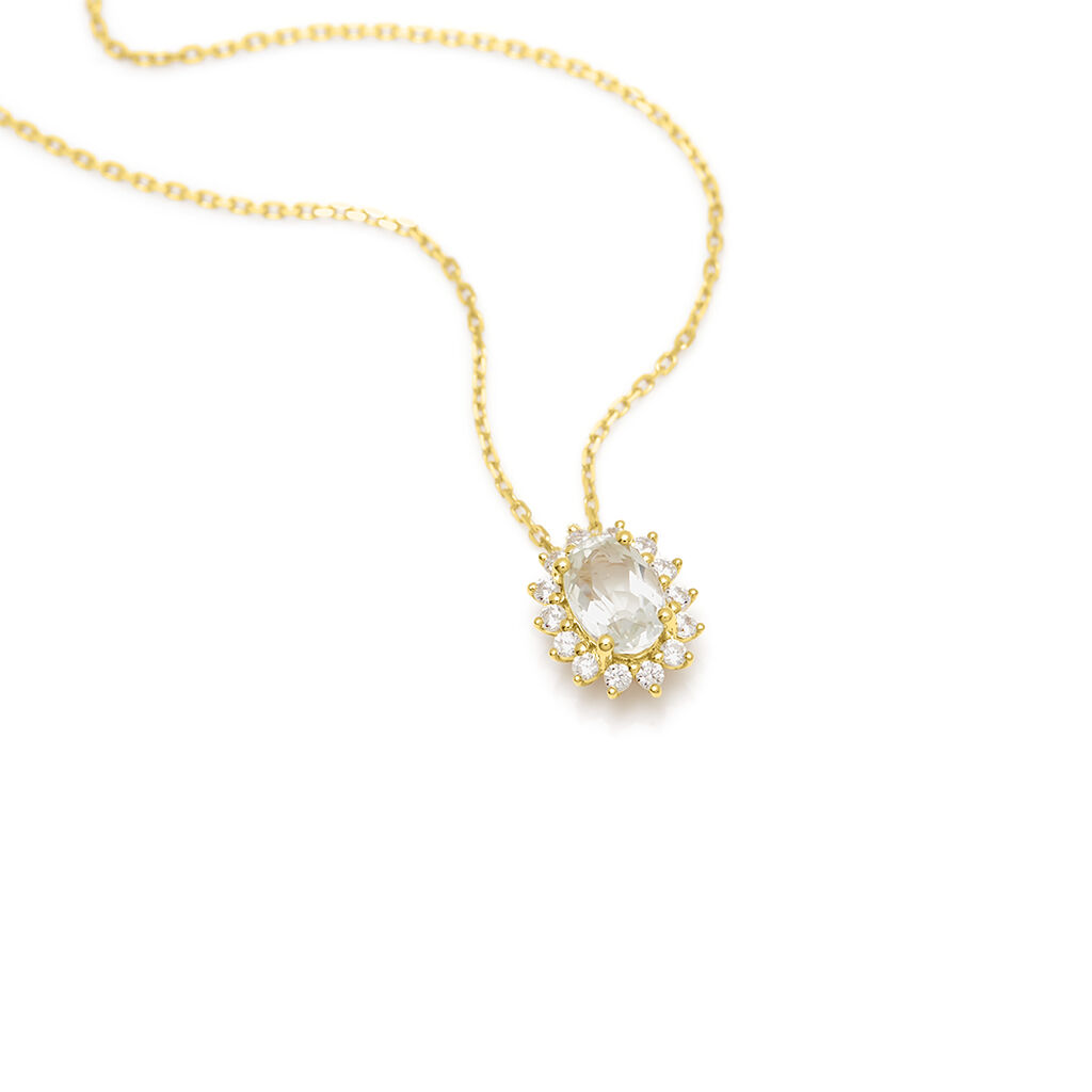 Collana Amélie Oro Giallo Ametista Cubic Zirconia - Collane Donna | Stroili