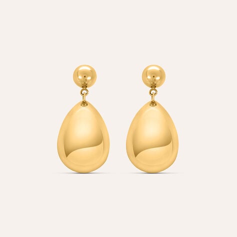 Orecchini Pendenti Radiance Acciaio Dorato - Orecchini Pendenti Donna | Stroili