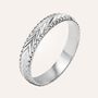 Fede Classica Diamantata 3.5 mm Oro Bianco