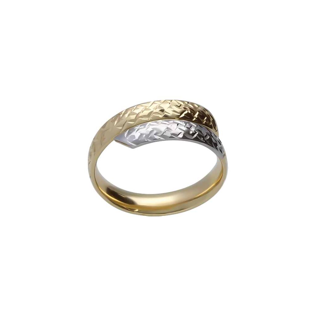 Anello Fascia Golden Lover Oro Bicolore - Anelli 18 Carati Donna | Stroili