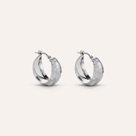 Orecchini A Cerchio Silver Collection Argento Rodiato - Orecchini a Cerchio Donna | Stroili