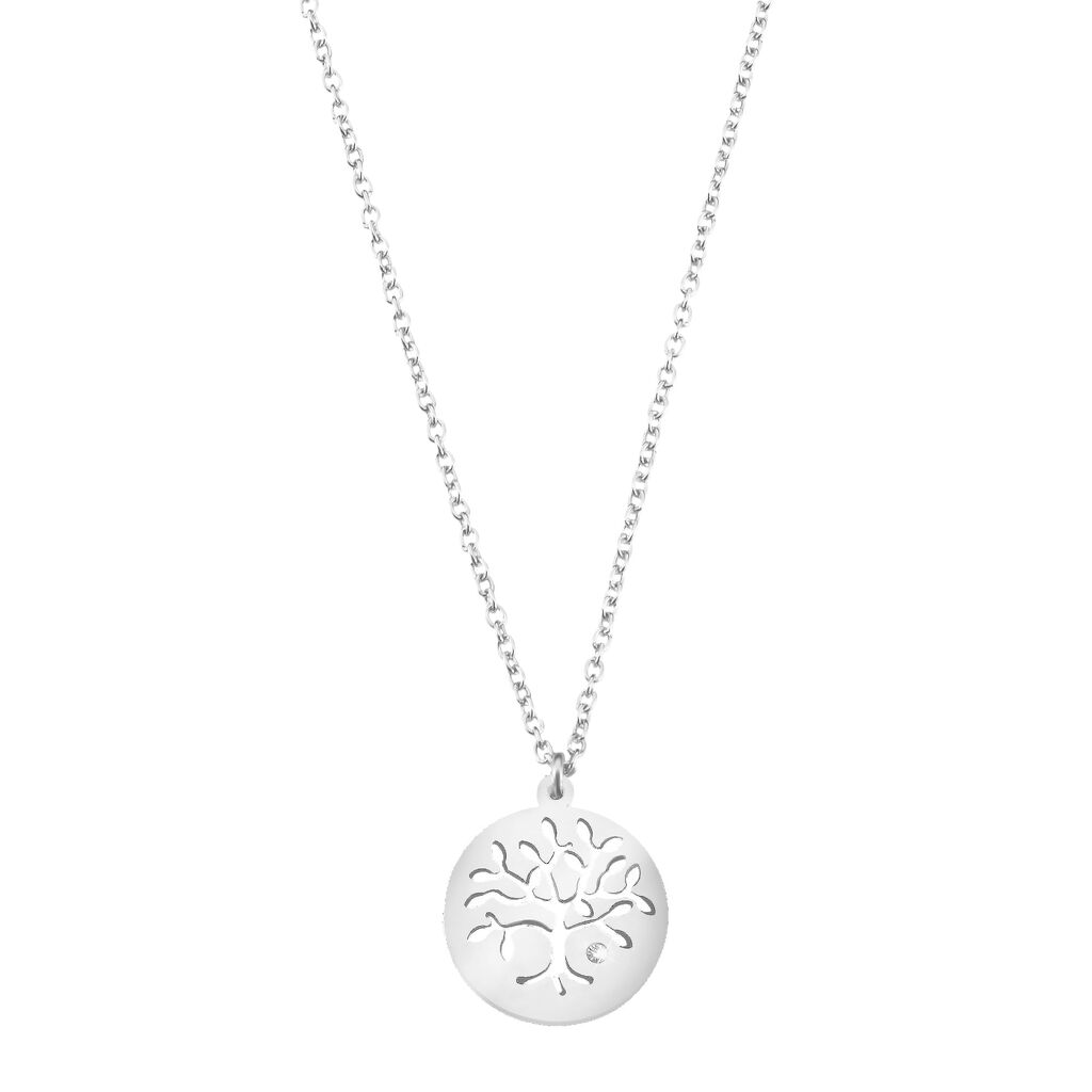 Collana Lady Chic Acciaio Cristallo - Collane Donna | Stroili