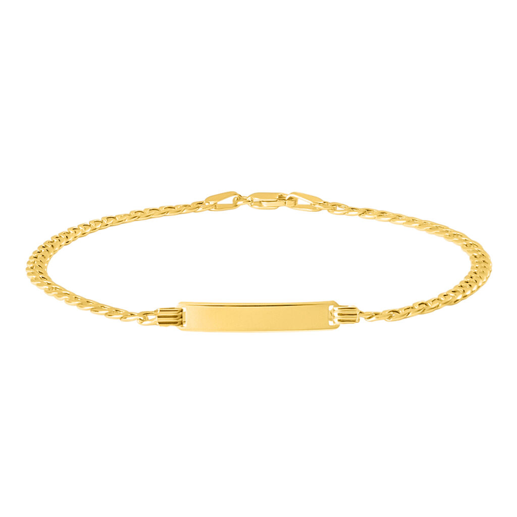 Bracciale Con Targhetta L'homme Or Oro Giallo - Bracciali Uomo | Stroili