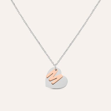 Collana Sunrise Acciaio Bicolore Bianco / Rosa Collana Sunrise Acciaio Bicolore Bianco / Rosa