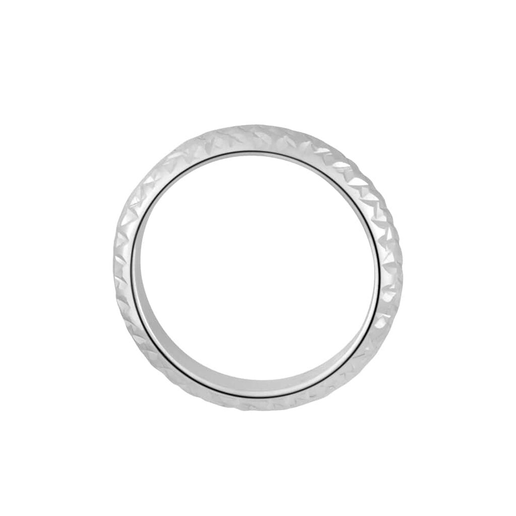 Fede Classica Leggera 4 mm Oro Bianco - Anelli con Incisione Donna | Stroili