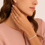 Orecchini Lobo Silver Elegance Argento Cubic Zirconia