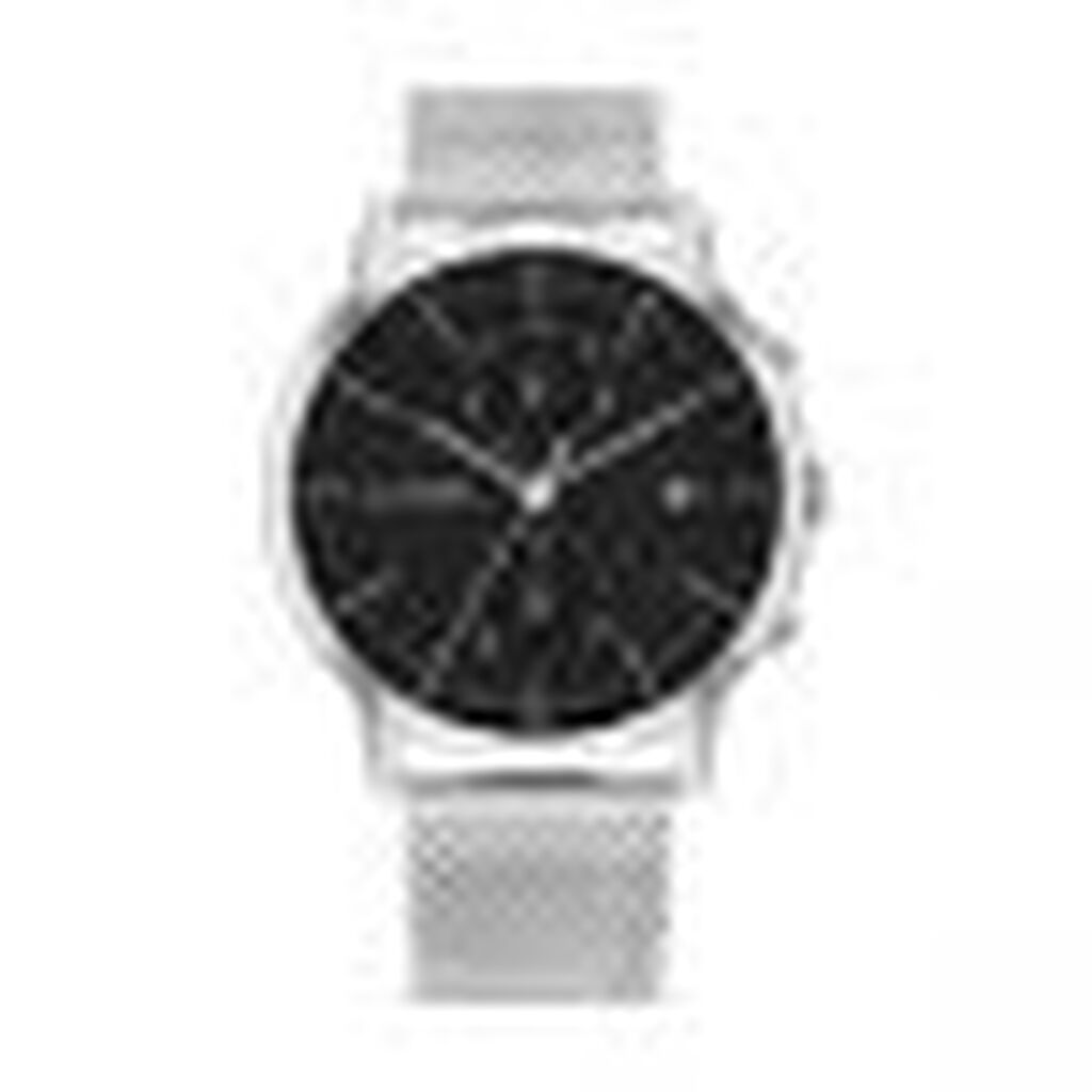 Orologio multifunzione Easton con cinturino e cassa in acciaio - Orologi  | Stroili