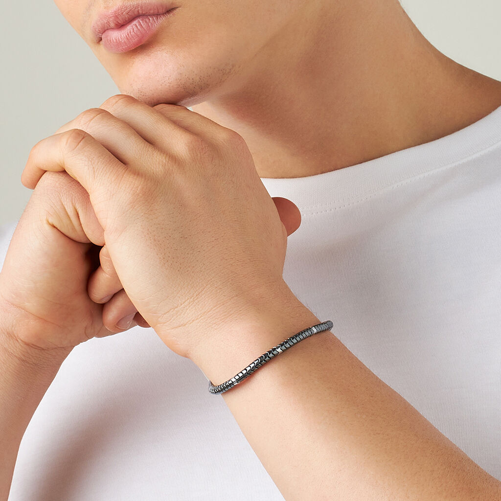 Bracciale Man Code Acciaio - Bracciali Uomo | Stroili