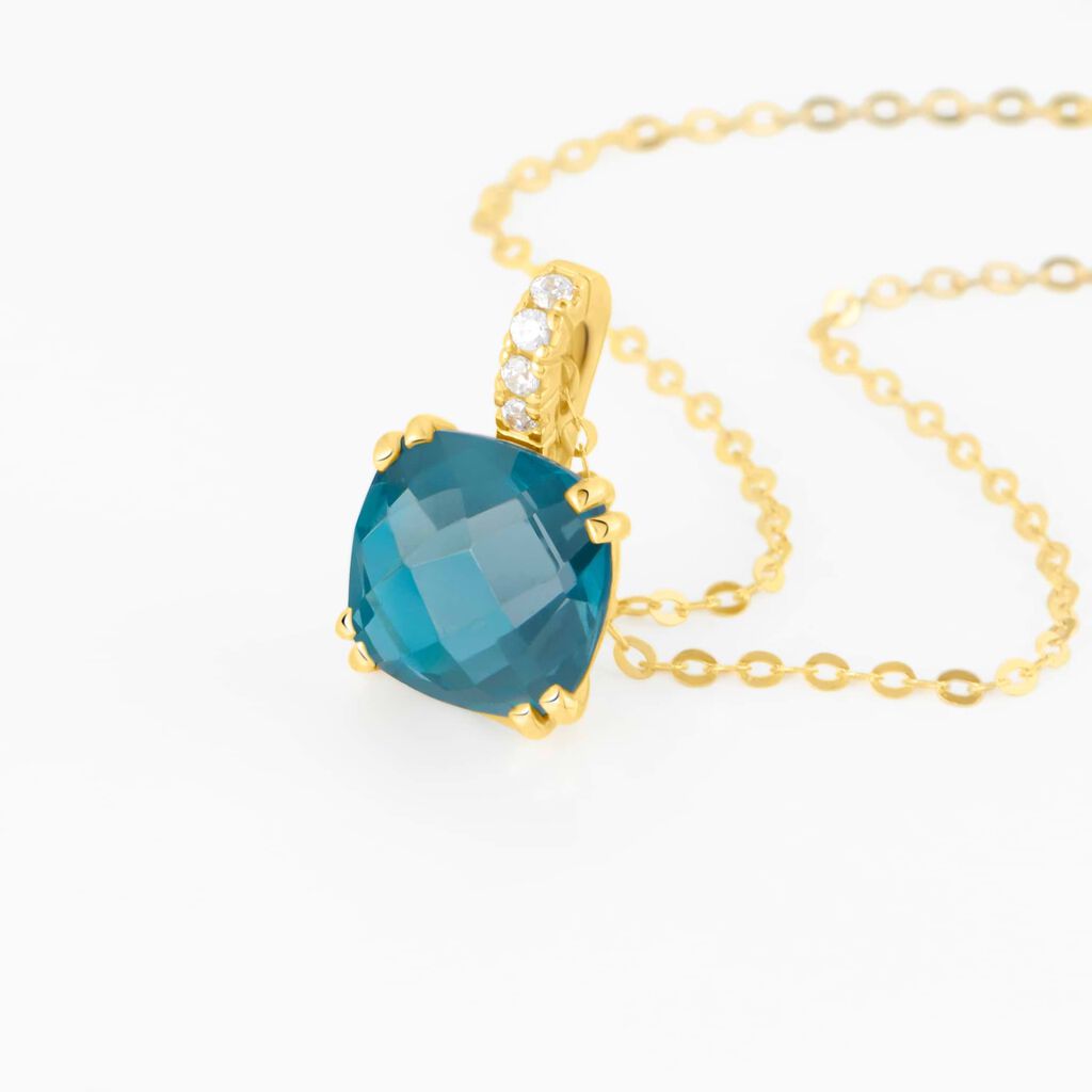 Collana Punto Luce Amélie Oro Giallo Topazio Cubic Zirconia - Collane Punto Luce Donna | Stroili