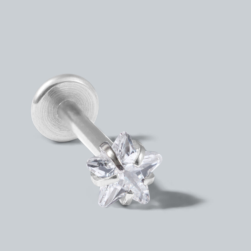 Piercing Orecchio Tragus Helix Conch Lady Code Acciaio Cristallo - Piercing Orecchio Donna | Stroili