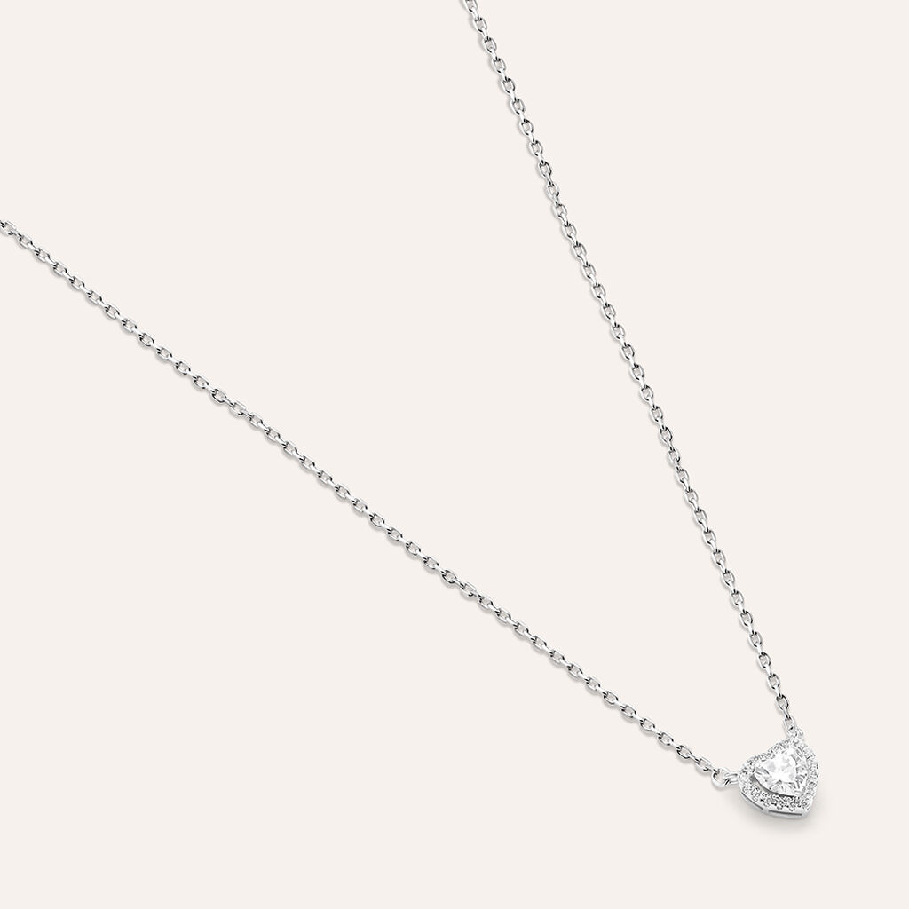 Collana Silver Elegance Argento Rodiato Cubic Zirconia