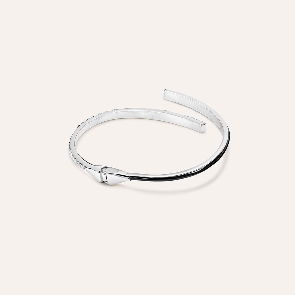 Bangle Lady Sweet Acciaio Cristallo - Bracciali Rigidi Donna | Stroili