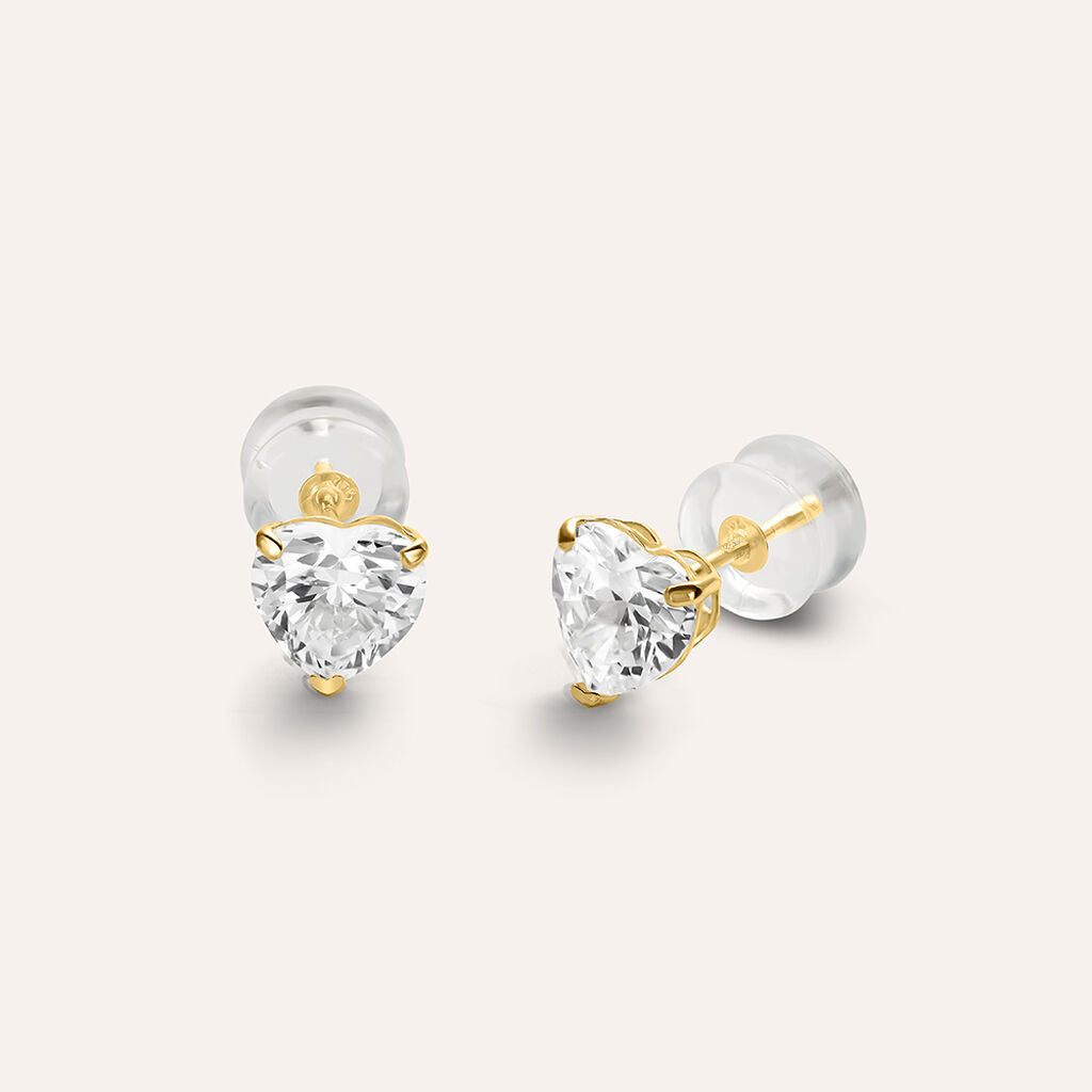Orecchini Lobo Bon Ton Oro Giallo Cubic Zirconia - Orecchini a Lobo Donna | Stroili