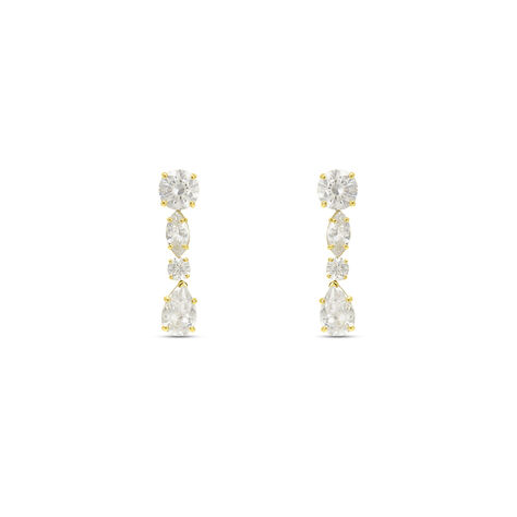 Orecchini Pendenti Claire Oro Giallo Cubic Zirconia - Orecchini Pendenti Donna | Stroili