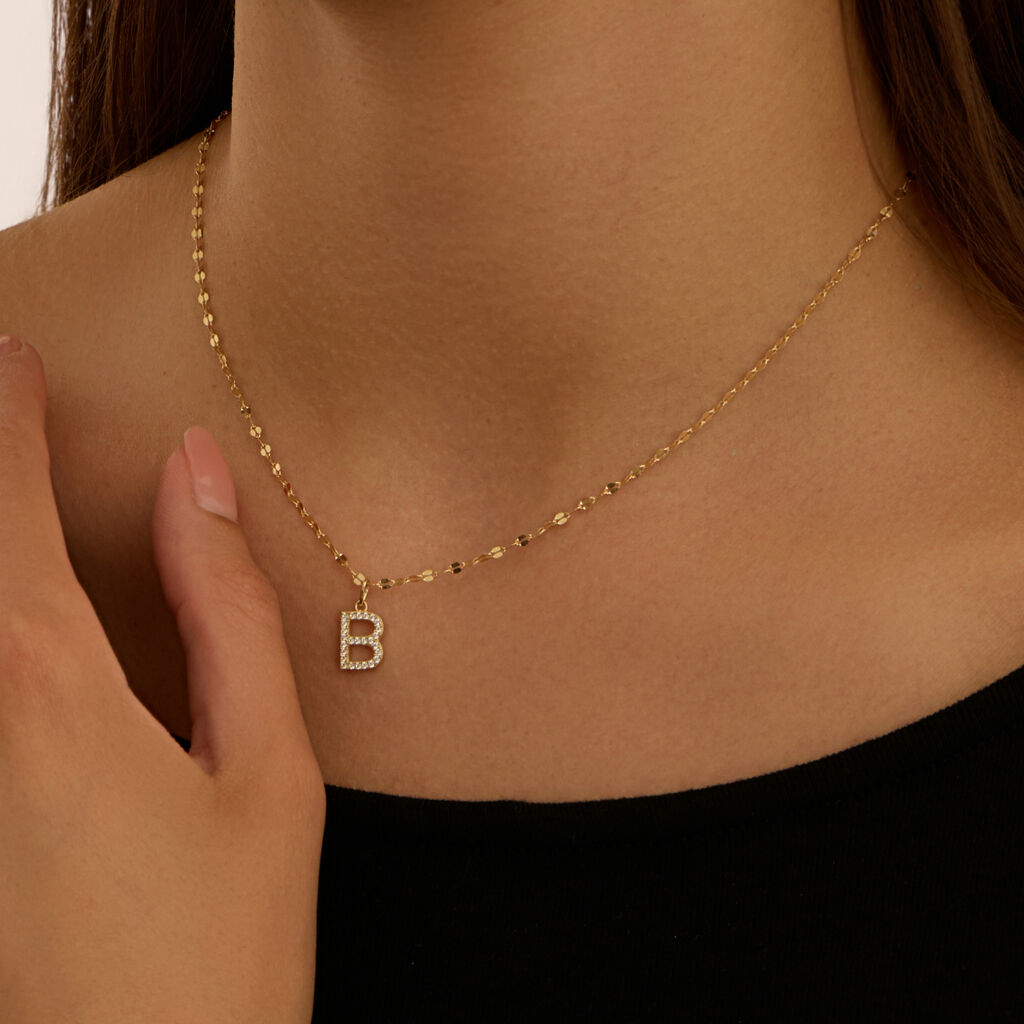 Pendente Poème Oro Giallo Cubic Zirconia