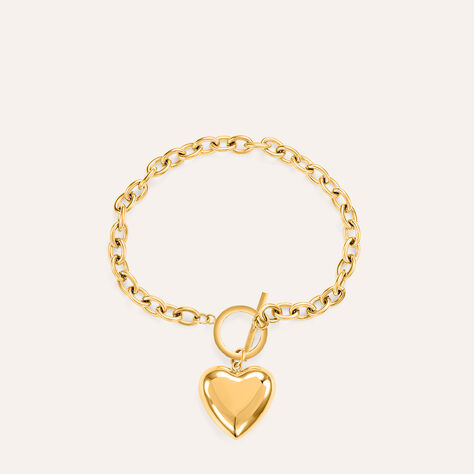 Bracciale Lady Code Acciaio Dorato - Bracciali Love Donna | Stroili