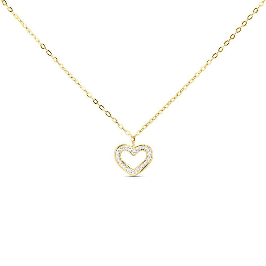 Collana Crystal Gold Oro Giallo Cristallo