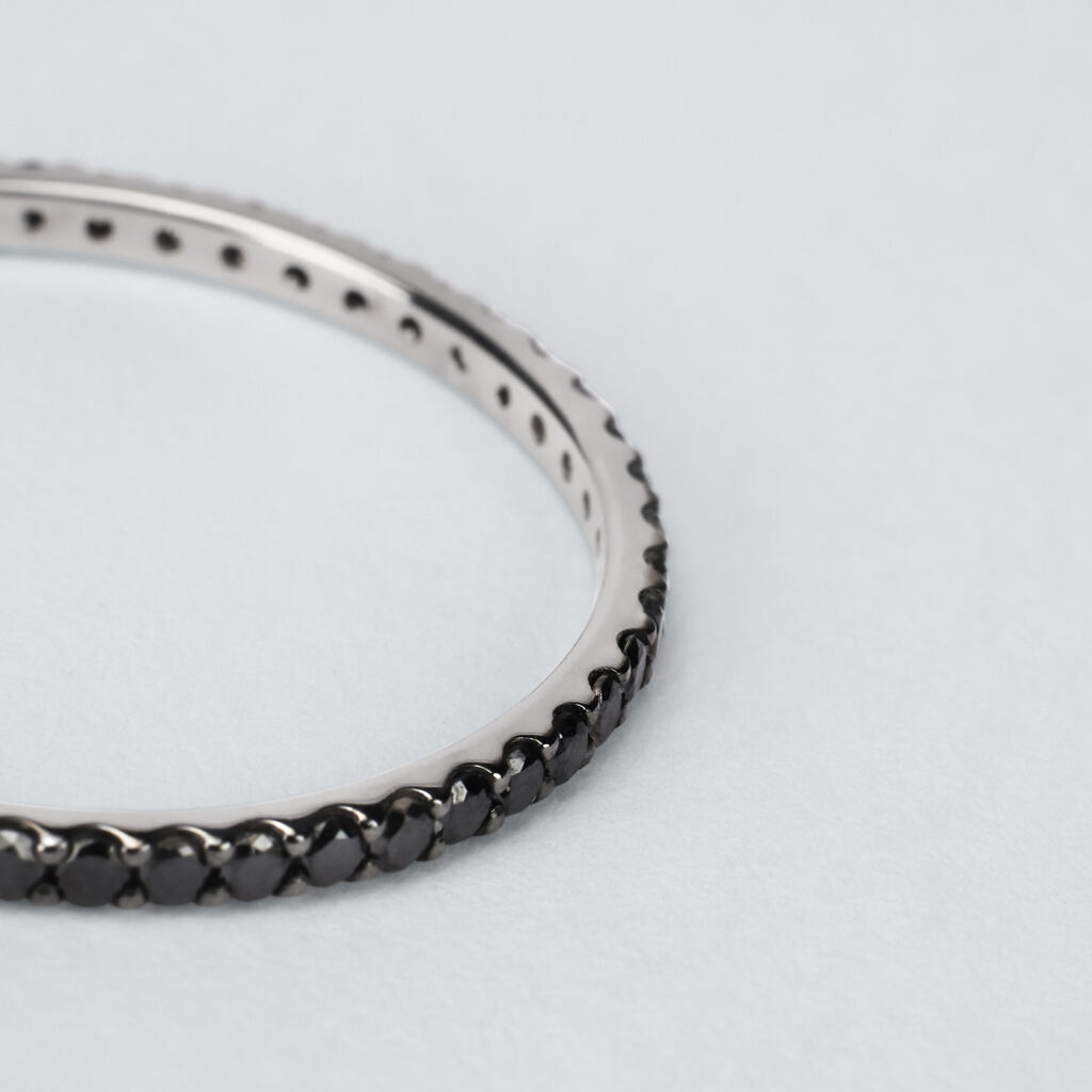 Anello Eternity L'homme Diamant Oro Bianco E Diamanti