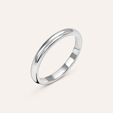 Fede Francesina 2.5 mm Oro Bianco