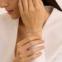 Bracciale Tennis Aura Acciaio Cubic Zirconia