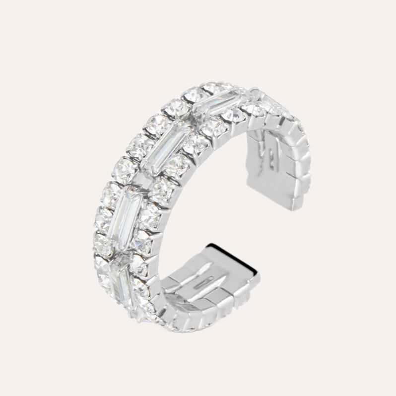 Anello Fantasia Romantic Shine Metallo Cristallo - Anelli con Pietre Donna | Stroili