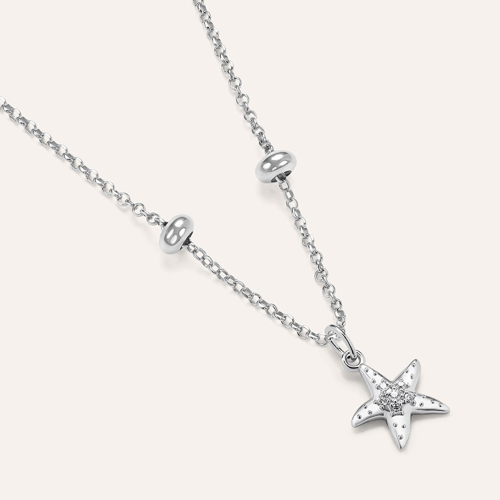 Pendente Love Beats Argento Rodiato Cubic Zirconia