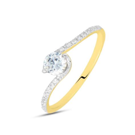Anello Solitario Claire Oro Giallo Cubic Zirconia - Anelli con Pietre Donna | Stroili