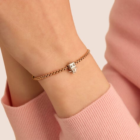 Bead Robot Essential Code Acciaio Cubic Zirconia - Beads Unisex | Stroili