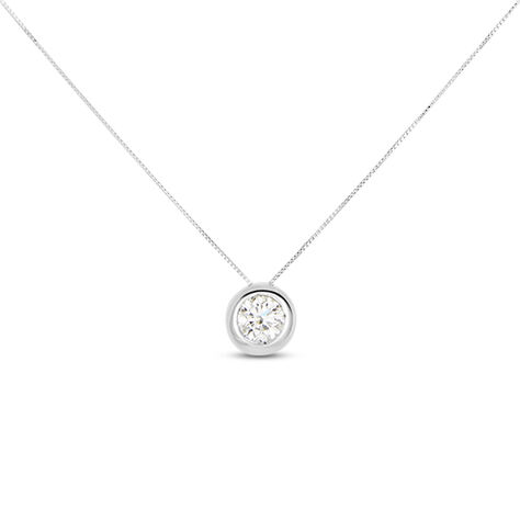 Collana Punto Luce Diamade Oro Bianco Diamante Lab-Grown - Collane Punto Luce Donna | Stroili