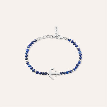 Bracciale Man Code Acciaio Lapislazzuli