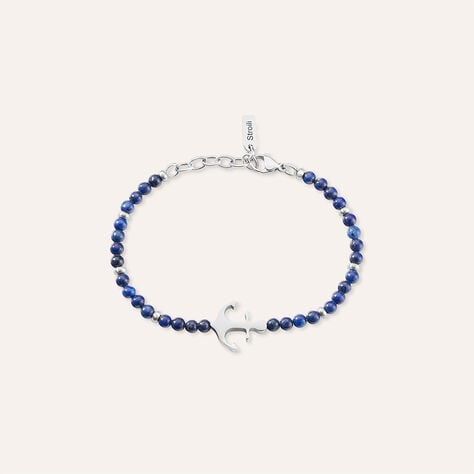 Bracciale Man Code Acciaio Lapislazzuli - Bracciali Uomo | Stroili